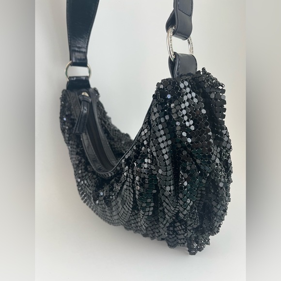 Bebe ruffled metal mesh mini bag - Picture 5 of 6